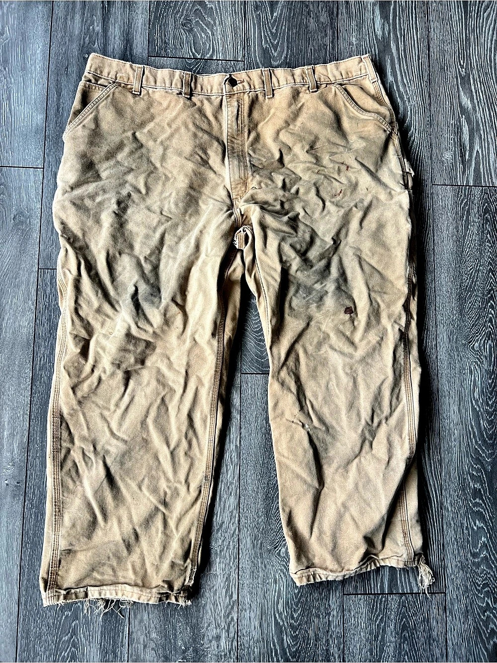 Carhartt B01-BRN Men's Cargo Pants Waist 48 Brown